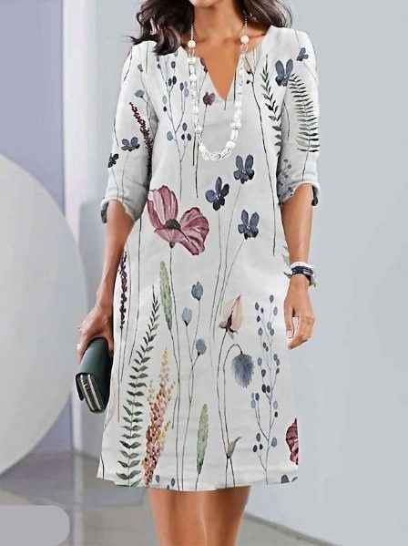 ELEANOR | FLORALE JURK MET NIVEAUS
