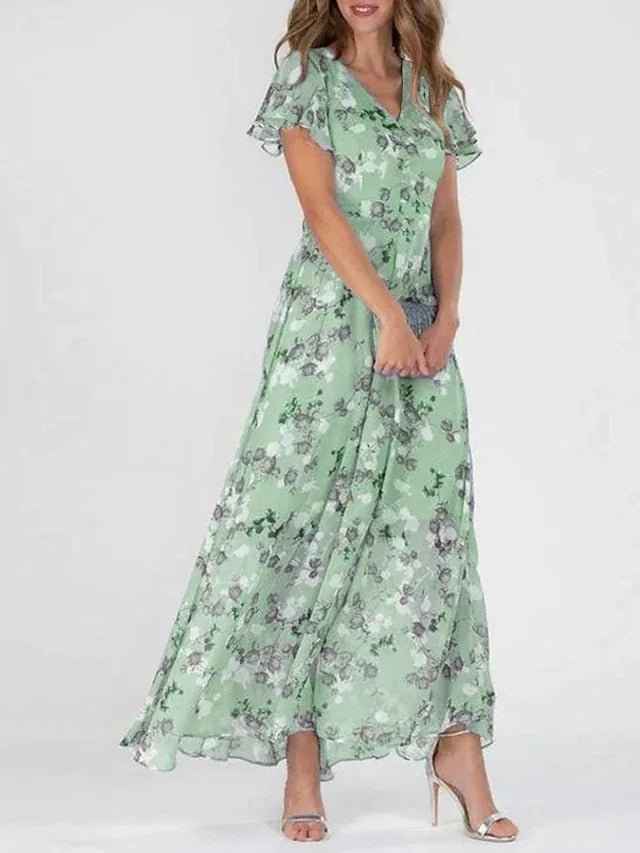 ZURI | ELEGANT EN VLIEGEND JURK MET SLANKMAKENDE EFFECT