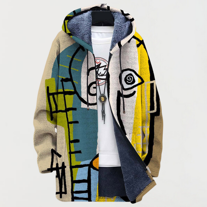 Bettina™ | Hoodie met kunstlijnen