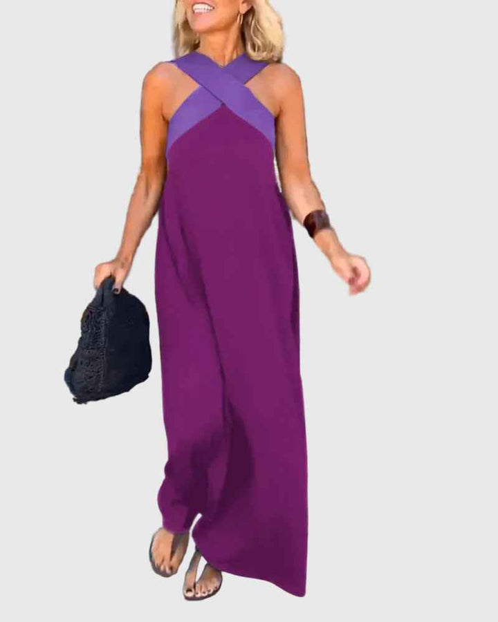 Elena | Maxi Jurk Vloeiend en Elegant