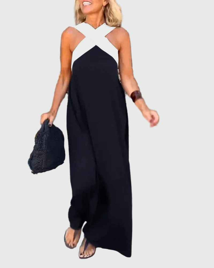 Elena | Elegante Maxi Vloeiende Jurk