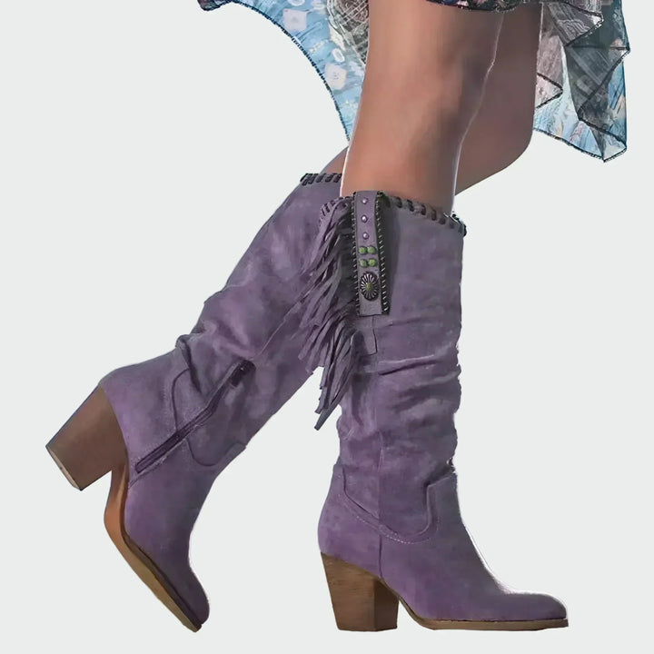 Comfortable leather ankle boots