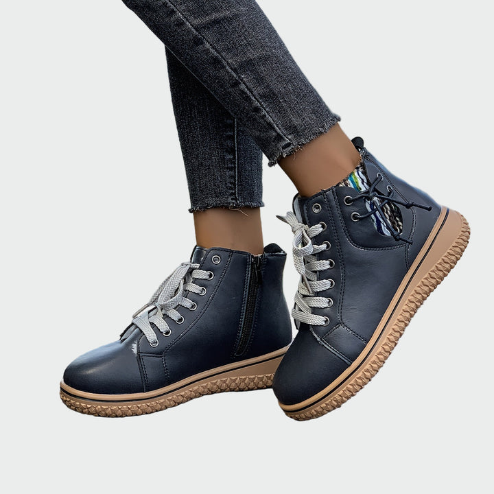 Leren orthopedische enkelbooties