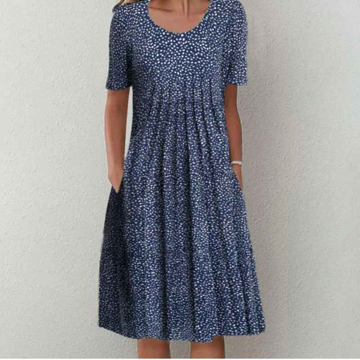 Hailey | Elegante en casual bloemenjurk met zakken