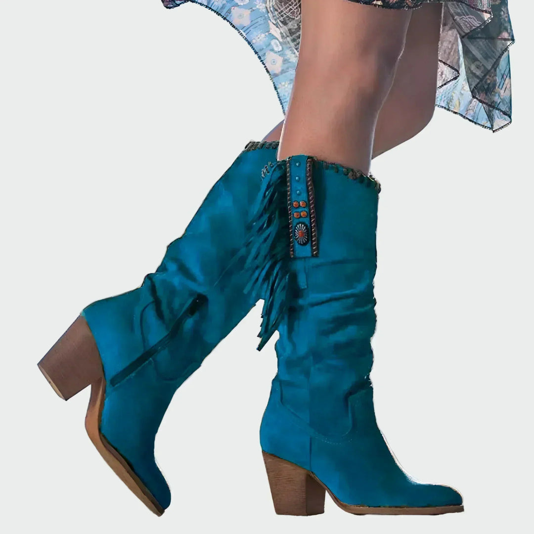 Comfortable leather ankle boots