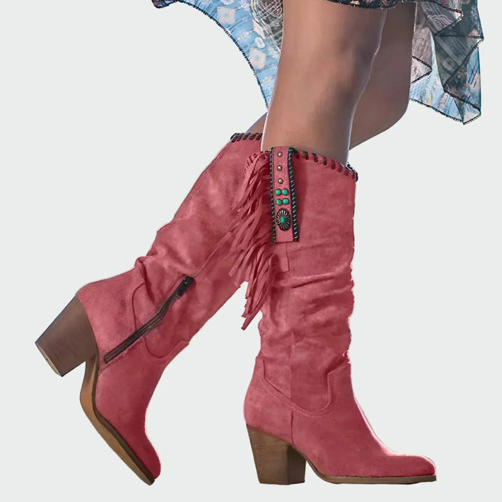 Comfortable leather ankle boots