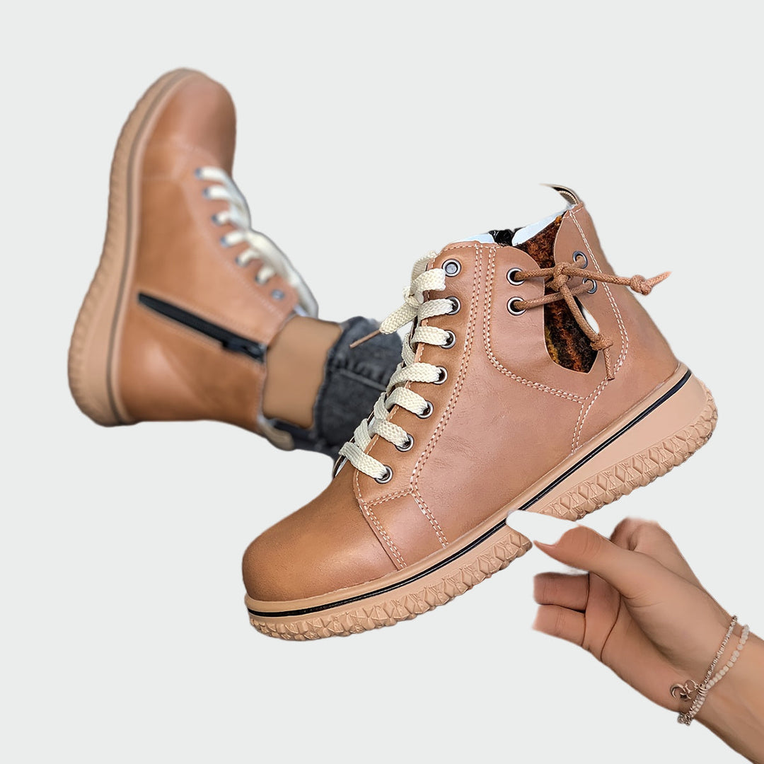 Leren orthopedische enkelbooties