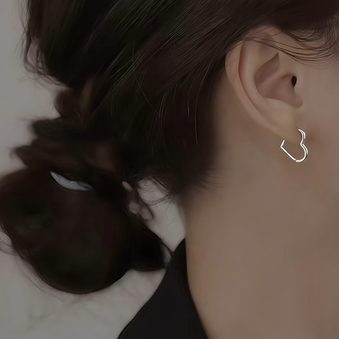 Janina | Kleine Hart-Oorbellen