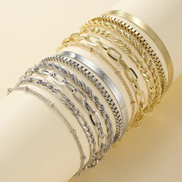 Karla | Armbandenset met vijf delen