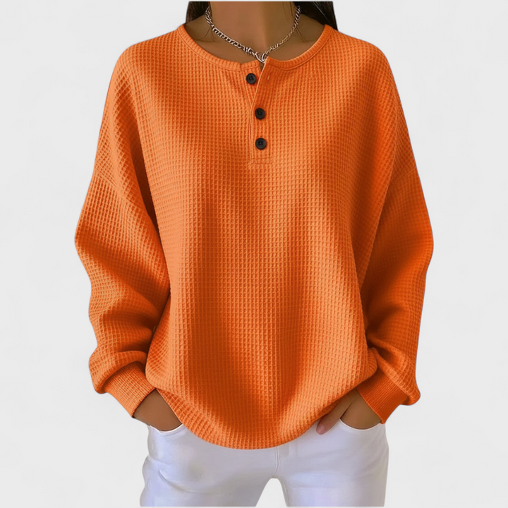 Jana™ | Trui in warme Oranje
