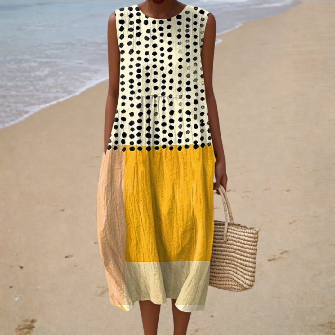 Comfortabele mouwloze zomerjurk