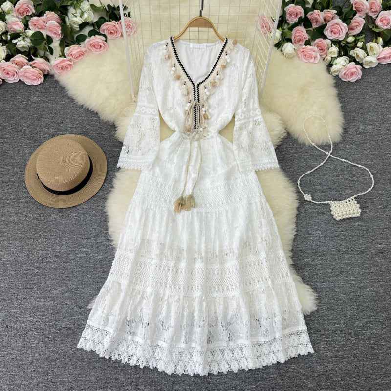 Amary - Boho Kant Jurk