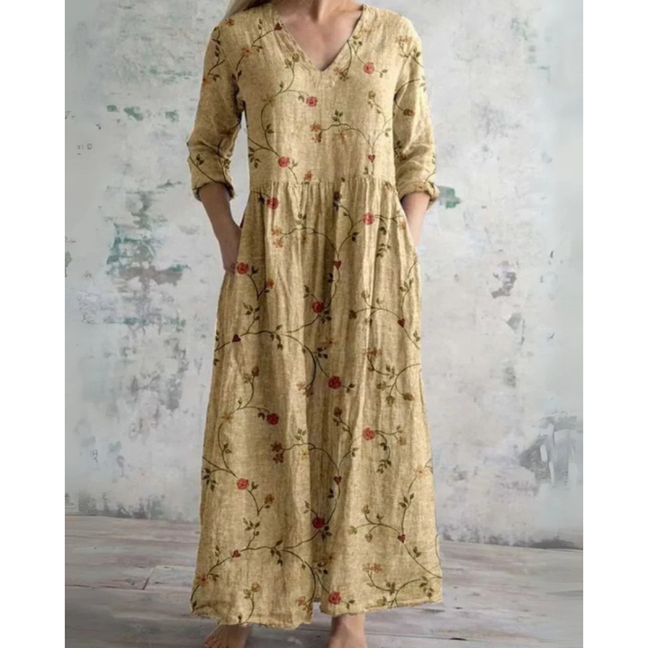 ELEANOR | MAXI DRESS VINTAGE FLORAL