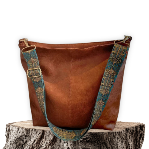 Marian™ | Vintage lederen schoudertas