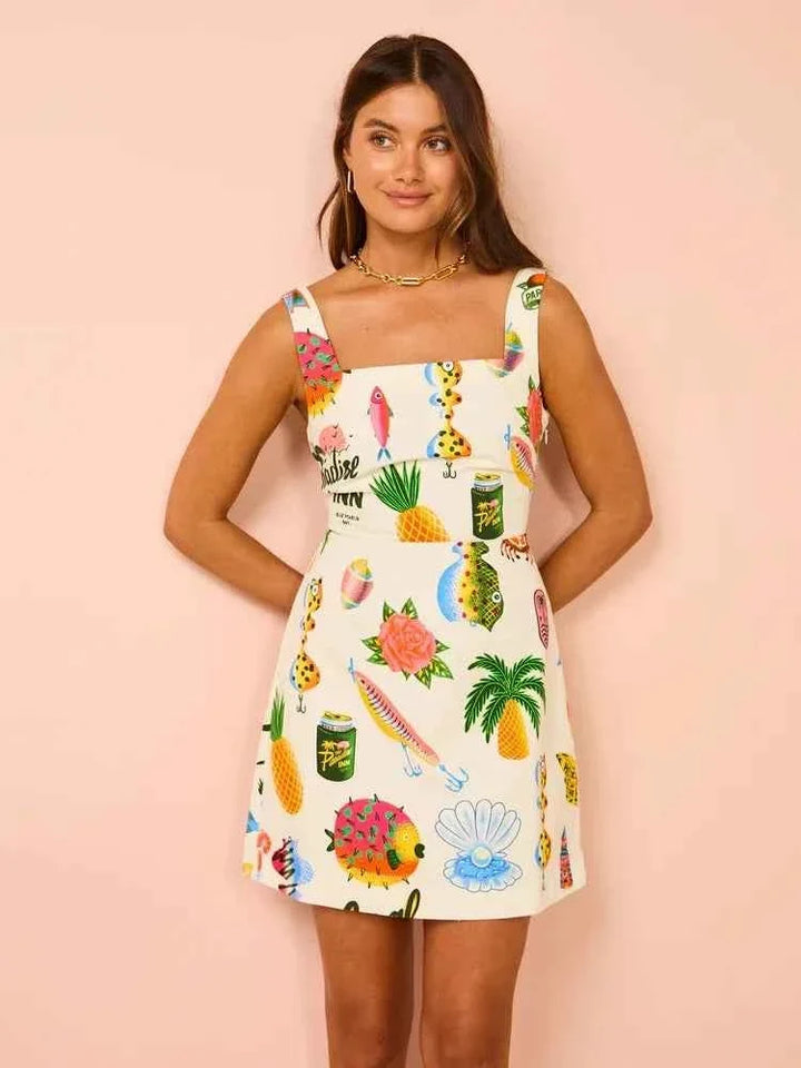 Azalea - Jurk Tropische Delicatesse