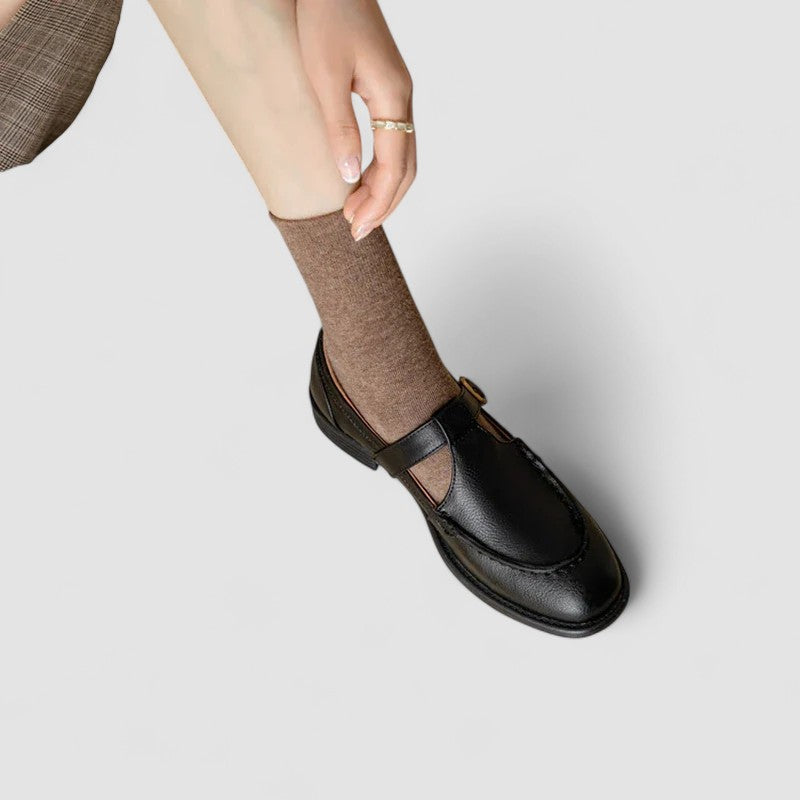 Zhelynne | Square Toe Orthopedic Mary Jane Shoes