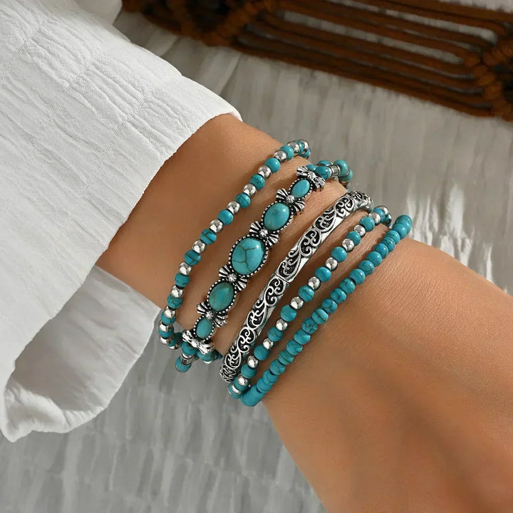 Imke | Armband-Set in Turquoise