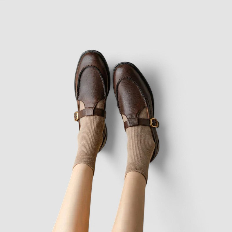 Zhelynne | Square Toe Orthopedic Mary Jane Shoes