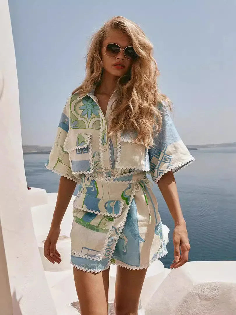 Solene - Patchwork Chic set