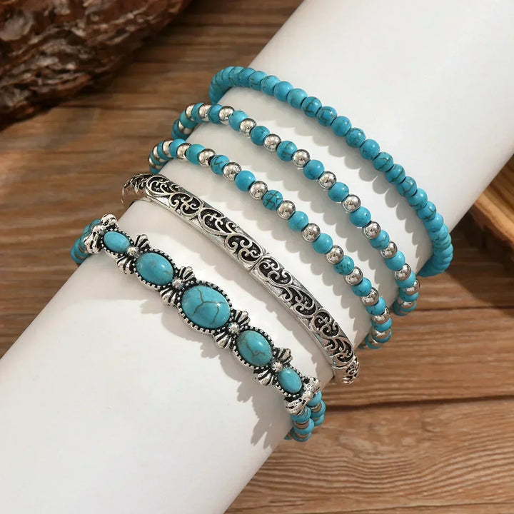 Imke | Armband-Set in Turquoise