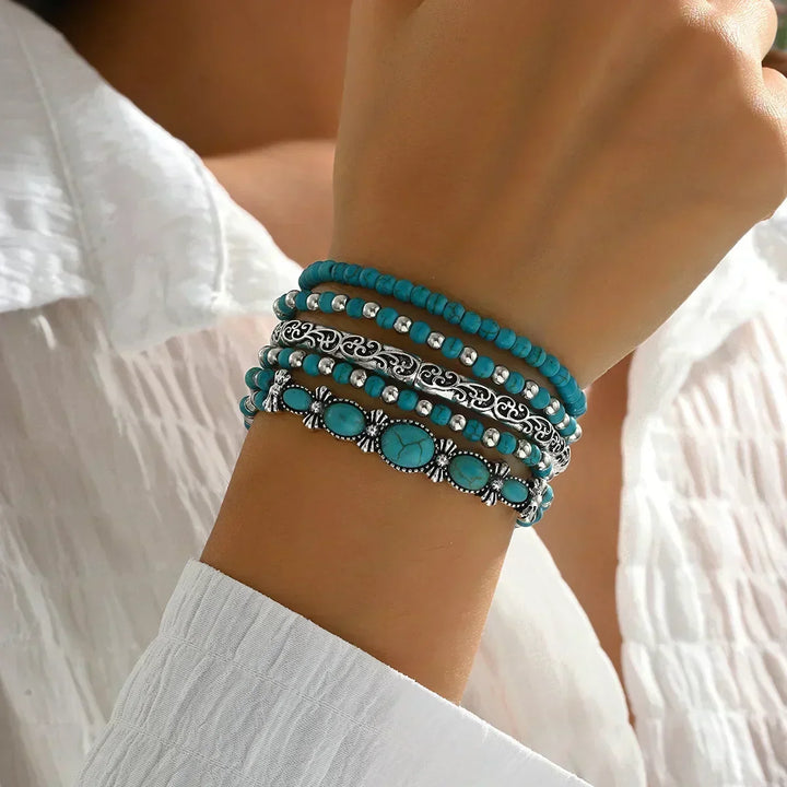 Imke | Armband-Set in Turquoise