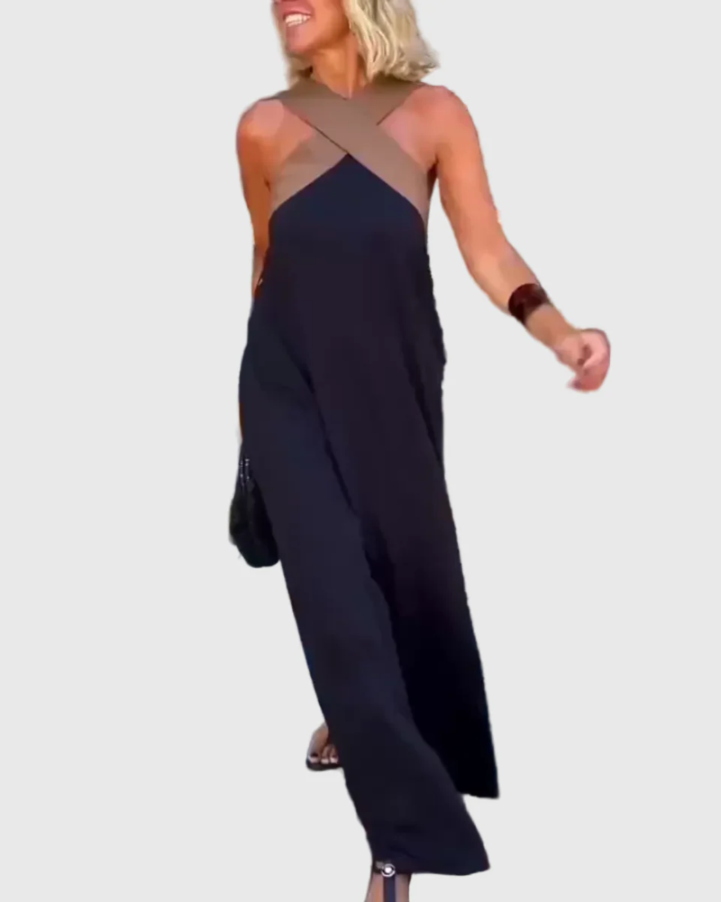 Elena | Maxi Jurk Vloeiend en Elegant