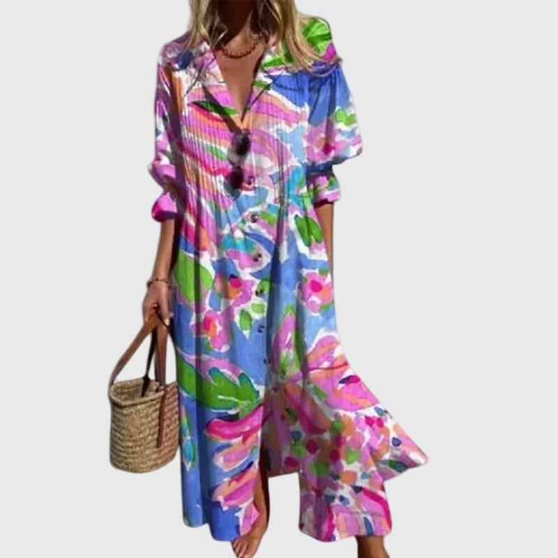 Zariah | Elegant bohemian maxi dress