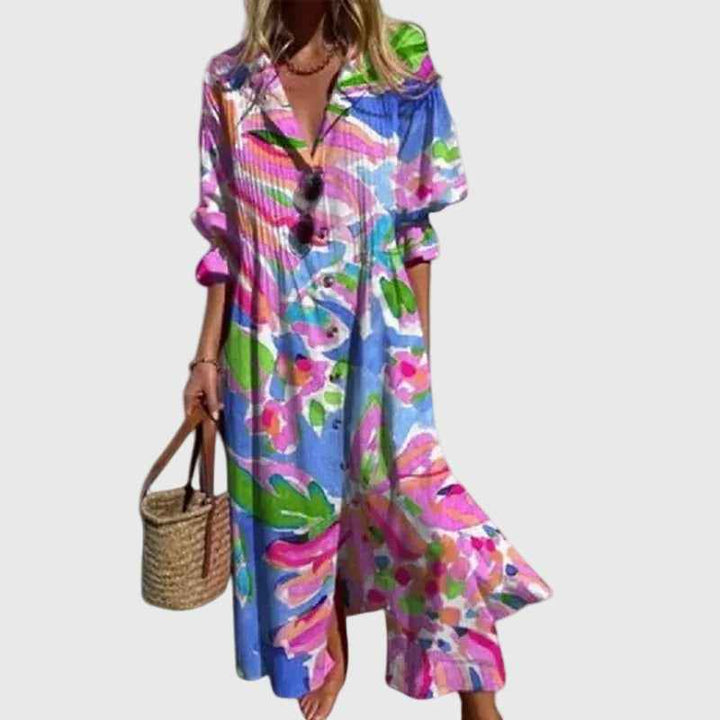Zariah | Elegant bohemian maxi dress