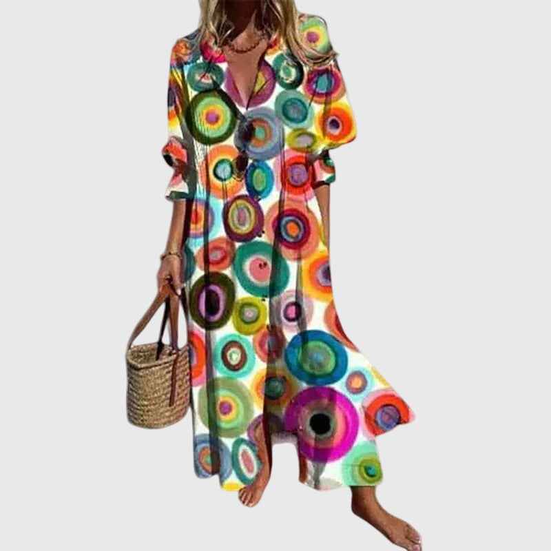 Zariah | Elegant bohemian maxi dress
