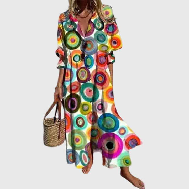 Zariah | Elegant bohemian maxi dress