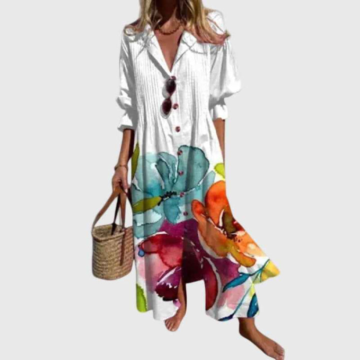 Zariah | Elegant bohemian maxi dress