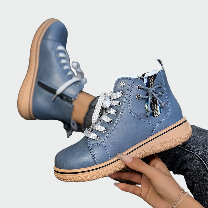Leren orthopedische enkelbooties