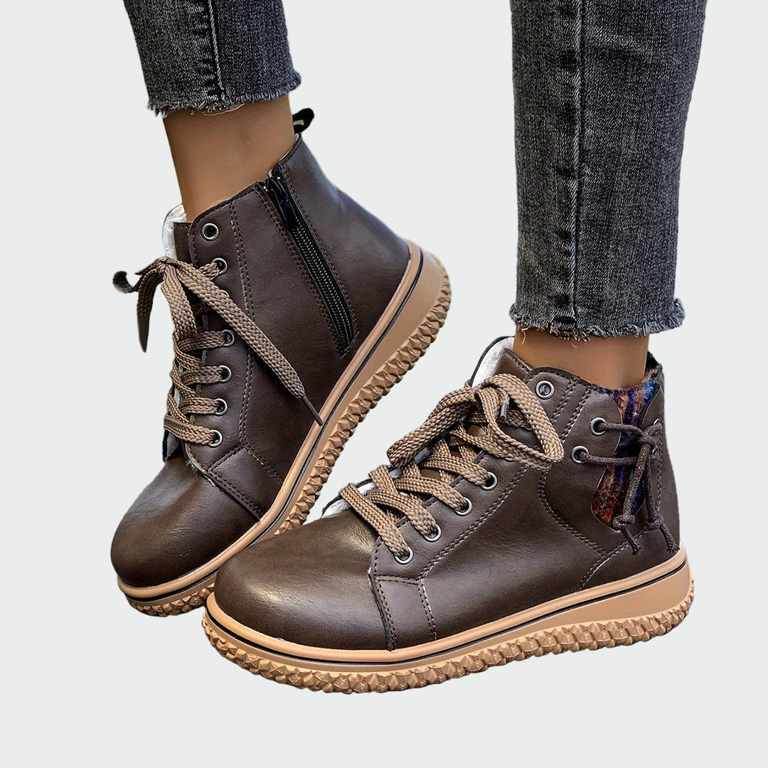 Leren orthopedische enkelbooties