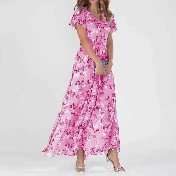 ZURI | ELEGANT EN VLIEGEND JURK MET SLANKMAKENDE EFFECT
