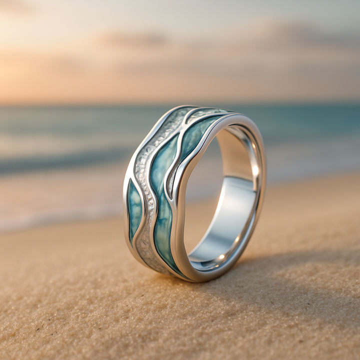 Tilda | Ring met golfmotief
