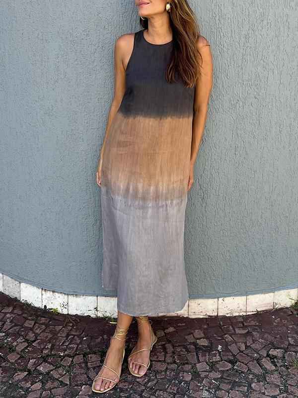 Heather - Casual Gradient Jurk