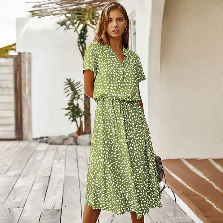 Faelina - Zomerjurk met print