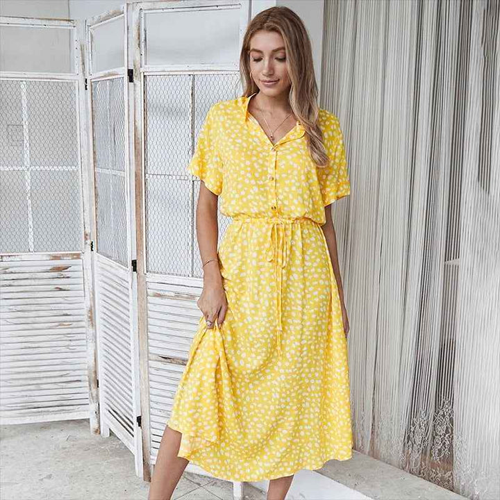 Faelina - Zomerjurk met print