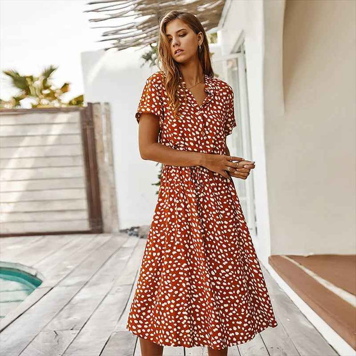 Faelina - Zomerjurk met print