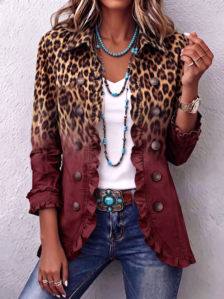Barbara™ | Blazer in Luipaardverloop