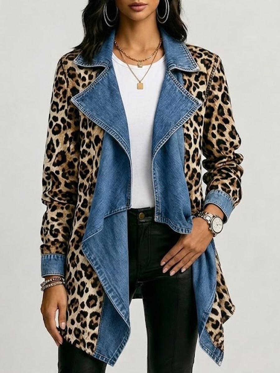 Silke™ | Waterval-jack met luipaardprint