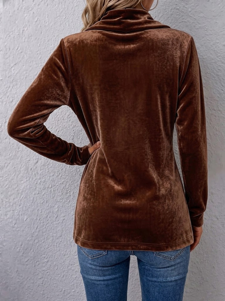 Katrin™ | Open Blazer met Glans