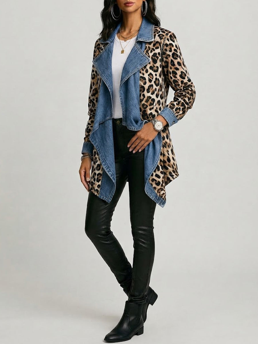 Silke™ | Waterval-jack met luipaardprint