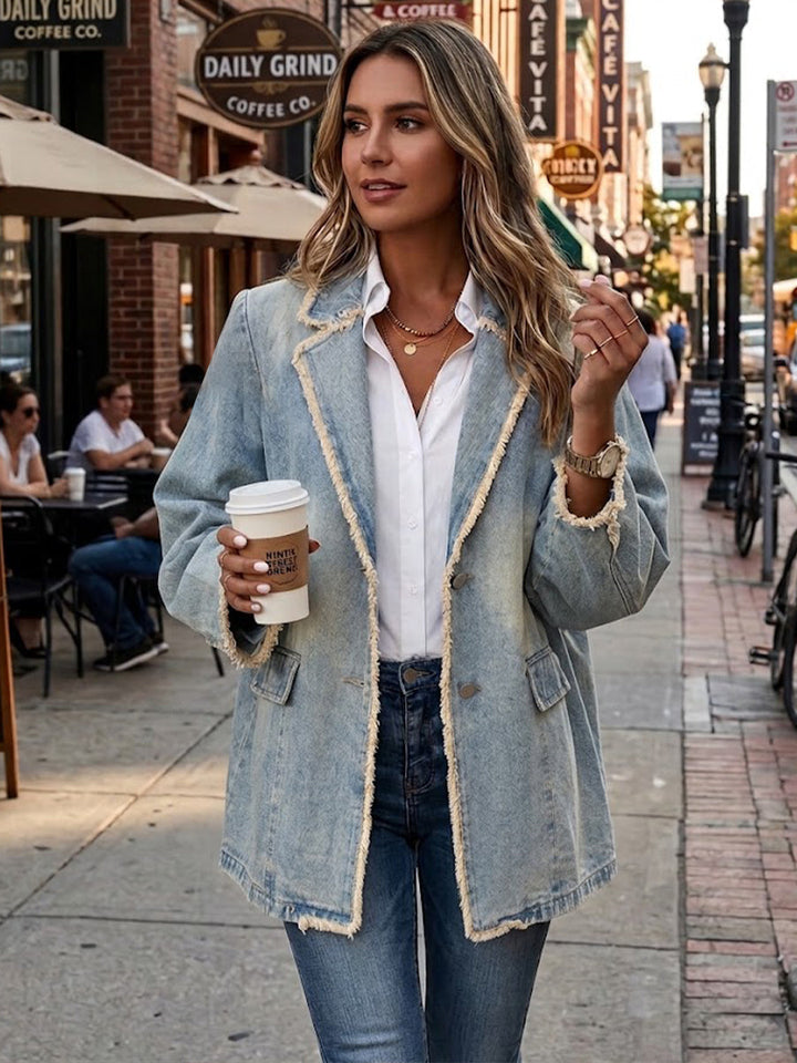 Rita™ | Oversized Blazer in Used-Look