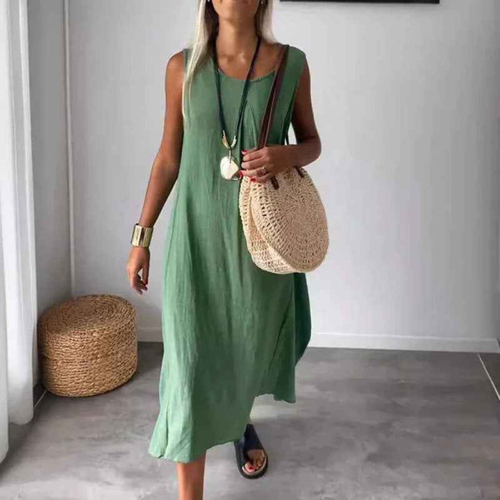 Amaris - Casual Mouwloze Jurk