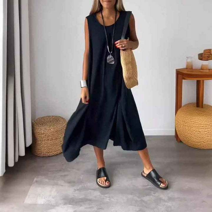 Amaris - Casual Mouwloze Jurk