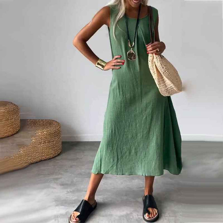 Amaris - Casual Mouwloze Jurk